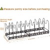 Pots and Pans Organizer Rack for Cabinet and Countertop, 10+ Pot Lids, Bakeware and Cookware Rack Holder - 2 of 4