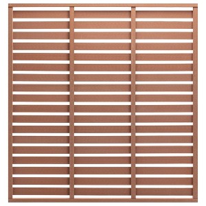 vidaXL Fence Panel WPC 70.9 inches x70.9 inches  Brown - 1 of 4