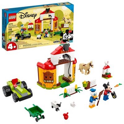 LEGO Disney Mickey and Friends Mickey Mouse & Donald Duck's Farm Building Kit 10775
