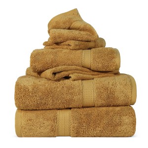 Luxury Egyptian Cotton Heavyweight Ultra-Plush Towel Set by Blue Nile Mills - 1 of 4