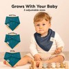 8pk Lumi Muslin Baby Bibs, Bandana Bibs for Baby Boy, Baby Girl, Muslin Drool Bib for Newborn, Toddler - 4 of 4