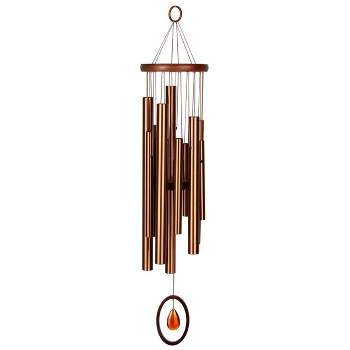 Woodstock Wind Chimes For Outside, Garden Décor, Outdoor & Patio Décor, 27", Chimes of Crystal Silence Wind Chimes