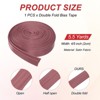 Unique Bargains Double-Fold Satin DIY Crafts Sewing Continuous Binding Tape - 2 of 4