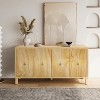 Bella Depot Vintage 59.84" Multifunctional Accent Cabinet with Adjustable Shelves - 3 of 4