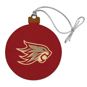 California State University Chico Primary Logo Wood Christmas Tree Holiday Ornament - 1 of 4