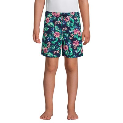 Lands' End Lands' End Kids Print Swim Trunks