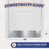 Panther Armor Push Plate, Metal Door Protector for Dog Scratching, Scratch Guards for Doors - 4 of 4