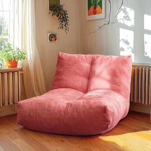 Hooseng Bean Bag Chair, Lazy Floor Sofa Couch, Corner Bean Bag Chair for Adults, Tatami Sofa  with Sponge Filling, Corner Chair Sofa - 1 of 4