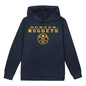 NBA Denver Nuggets Boys' Poly Hooded Sweatshirt - 1 of 1