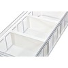 iDesign Large Fridge Organizer Bin with Removable Divider -  Clear/White - 4 of 4