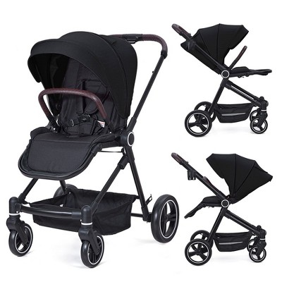 Baby Stroller for Toddler,Foldable Aluminum Alloy Pushchair with Adjustable Backrest