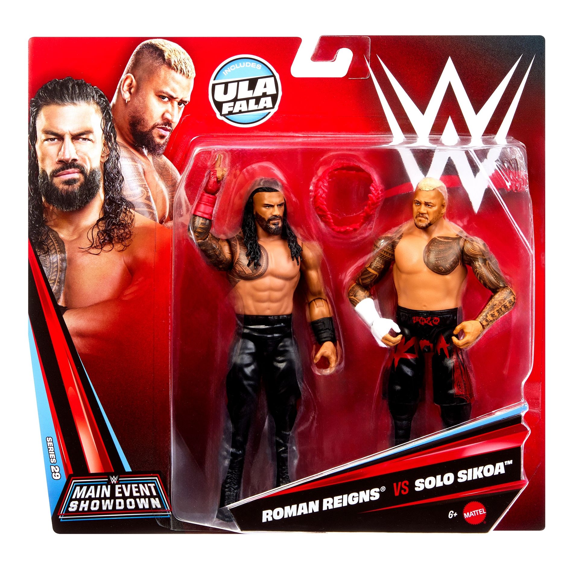 WWE Main Event 2-Packs 29 Roman Reigns & Solo Sikoa Action Figure