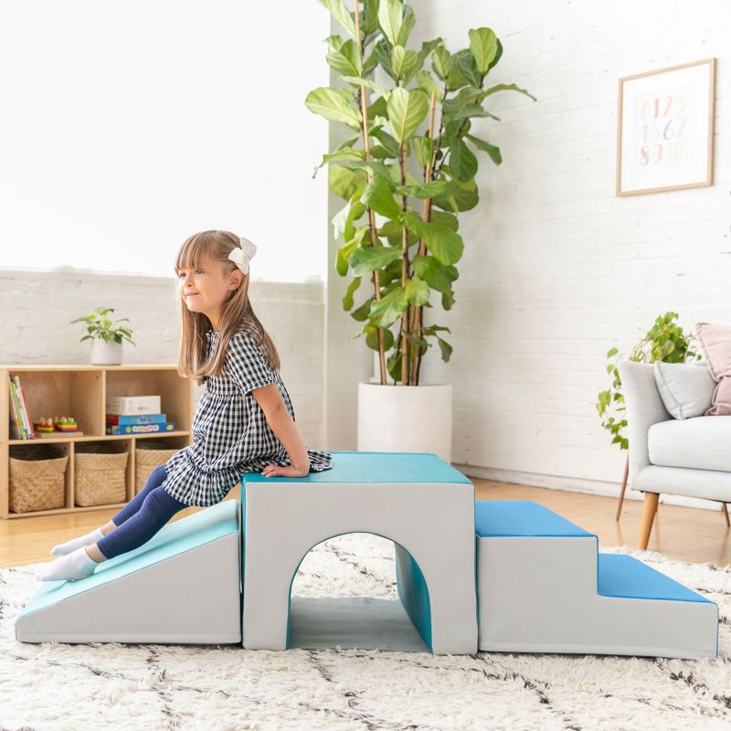 ECR4Kids Softzone Tunnel Foam Climber-Indoor Active Play Structure for Toddlers and Kids, 4 of 11