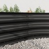 Maggift Raised Garden Bed Outdoor, Oval Large Metal Raised Planter Bed for for Plants, Vegetables, and Flowers, Black, 70.86"*35.43"*11.42" - 2 of 4