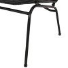 Condessa Patio Hammock Weave Loveseat Bench - Black - Christopher Knight Home: Durable Outdoor Seating - 4 of 4