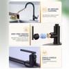 WOWOW Single-Handle Pull-Down Kitchen Faucet in Brushed Nickel - 3 of 4