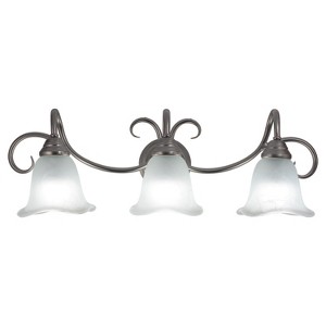 VAXCEL Bella Brushed Nickel Bathroom Vanity Light Fixture - 1 of 4