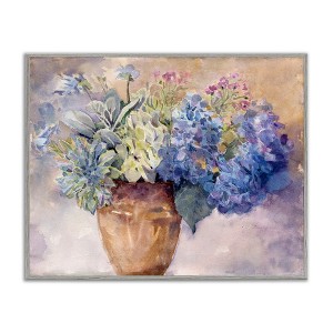 Stupell Industries Purple Hydrangea Painting, 14" x 11" - 1 of 4
