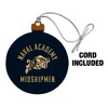 US Naval Academy Midshipmen Wood Christmas Tree Holiday Ornament - 2 of 4