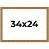 PosterPalooza | Sculpted Black Picture Frame - UV Acrylic, Backing Board, Hanging Hardware Included - 2 of 4