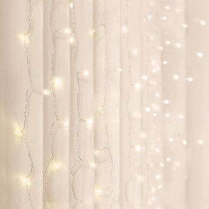 5' x 3.5' LED Curtain String Light - West & Arrow - 1 of 3