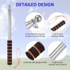 Unique Bargains Stainless Steel Telescopic Handheld Anti-Slip Grip Flag Pole 8.2 Feet 1 Pc - 4 of 4