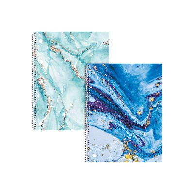 Better Office 1-Subject Notebooks 8" x 10.5" College Ruled 100 Sheets 2/Pack (25702-2PK)