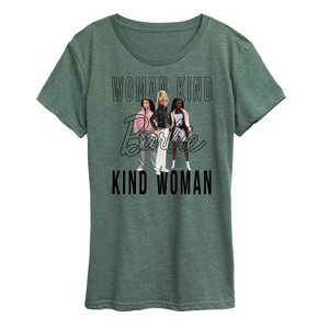 Women's - Barbie - Woman Kind, Kind Woman Short Sleeve Graphic T-Shirt - 1 of 4