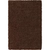 Unique Loom Solid Shag Solid Indoor Woven Area Rug - 2 of 4