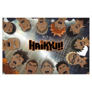Trends International Haikyu!! - Huddle Framed Wall Poster Prints - 1 of 4