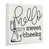 Stupell Industries Hello Sweet Cheeks with Toilet, 12" x 12" - 3 of 4