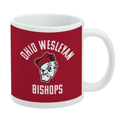 Ohio Wesleyan University Battling Bishops Logo Ceramic Coffee Mug Novelty Gift Mugs for Coffee Tea and Hot Drinks 11oz White