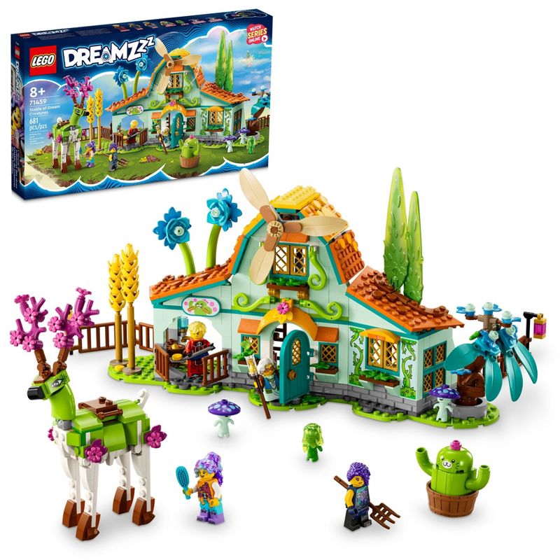 LEGO DREAMZzz Stable of Dream Creatures Building Toy with Fantasy Animals 71459, 1 of 8