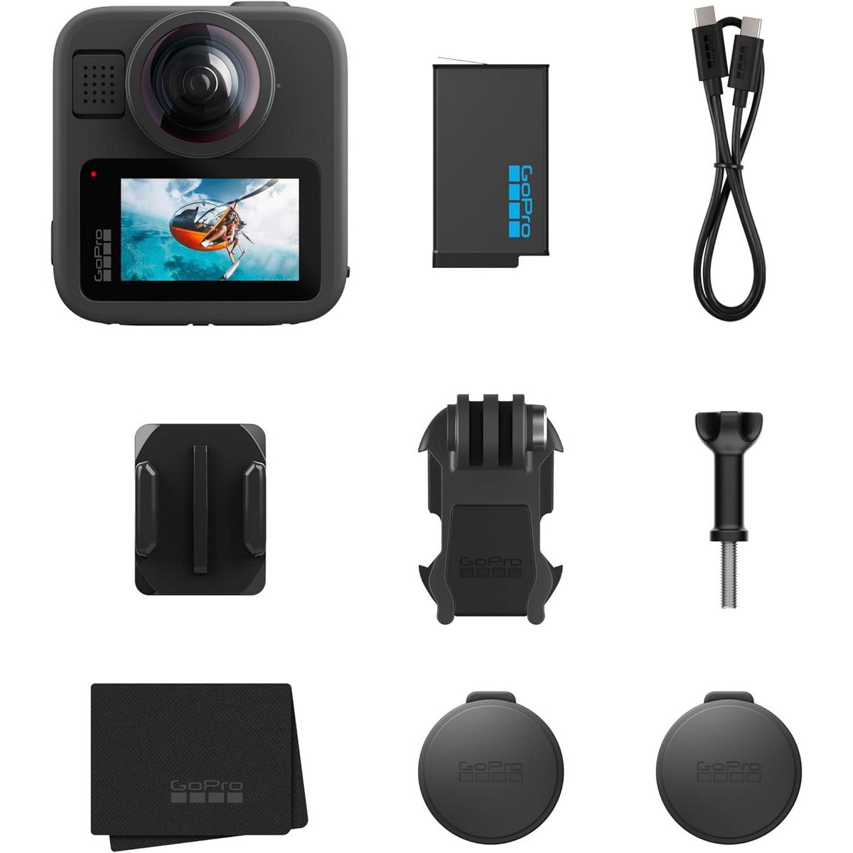 GoPro MAX2 - Waterproof 360, Traditional Action Camera w/ Touch Screen, Spherical 8K Video, 29MP 360 Photos, HyperSmooth Stabilization, 6 Microphones - thumbnail 8