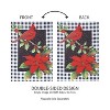 Evergreen Cardinal & Holly Garden Suede Flag - 2 of 4