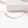Pure Collection by Ross-Simons 14kt Yellow Gold Heart Station Bracelet - 2 of 4