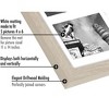 Americanflat 11x14 Collage Picture Frame in Driftwood with Five 4x6 Picture Displays - 3 of 4