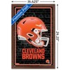 Trends International NFL Cleveland Browns - Neon Helmet 24 Framed Wall Poster Prints - 3 of 4