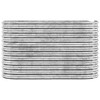 vidaXL Garden Raised Bed Silver Powder-coated steel Large Durable - 3 of 4