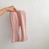 MyKids-USA Baby Girl Solid Color Wooden Ear Design Soft Cotton Pants - 2 of 4