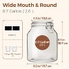 0.7 Gallon, Wide Mouth Mason Jars, Canning Jars, Large Glass Storage Containers with Lids, Large - 3 of 4