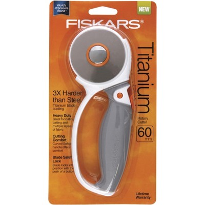 Fiskars Titanium Softgrip Comfort Loop Rotary Cutter 60mm