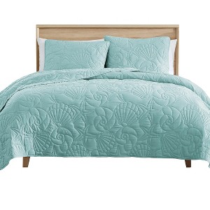 Collections Etc Shell Outline Quilt Set - 1 of 3