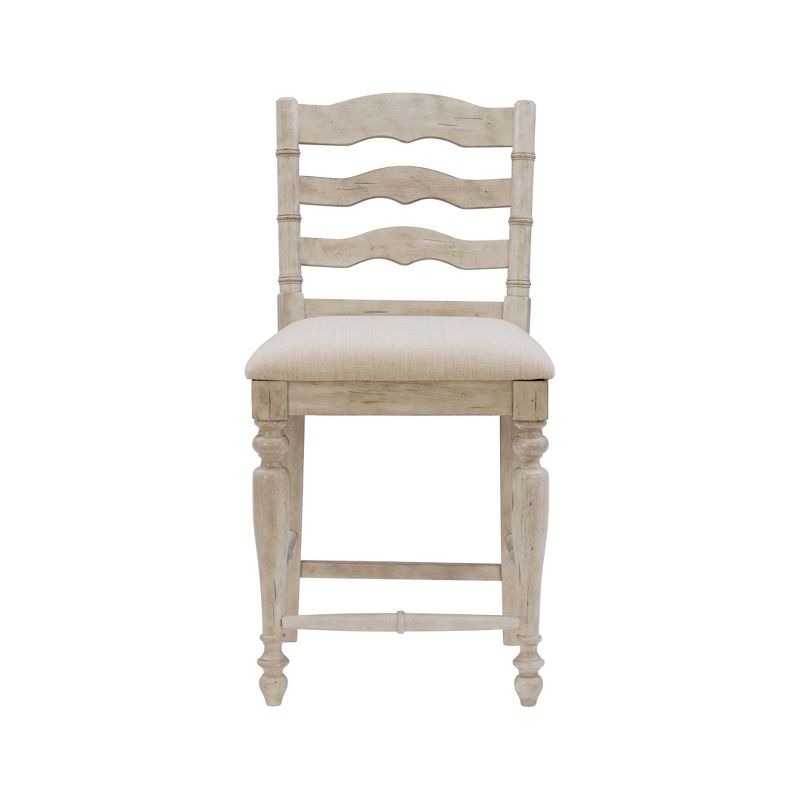 24" Marino Counter Height Barstool Upholstered Seat & Back - Linon, 4 of 12