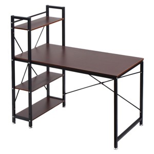 Tangkula Computer Desk Home Office Desk PC Laptop Study Workstation Table With 4 Shelves - 1 of 4