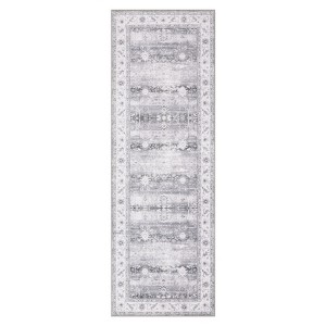 COZONY Floral Area Rug for Living Room,Soft Non Slip Bedroom Mat Non Skid Extra Large Distressed Vintage Floor Carpet Low Pile for Dining Room - 1 of 4