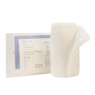 Kerlix Sterile Fluff-Dried Bandage Gauze Roll, 4.5" x 4.1 yards, 100 Count