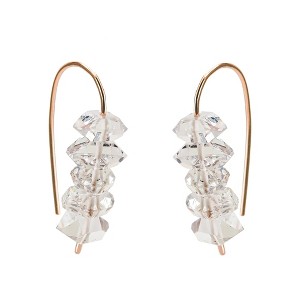 Herkimer Diamond Threader Earrings - 1 of 4