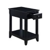 13" Bertie Accent Table Black Finish - Acme Furniture - image 2 of 4