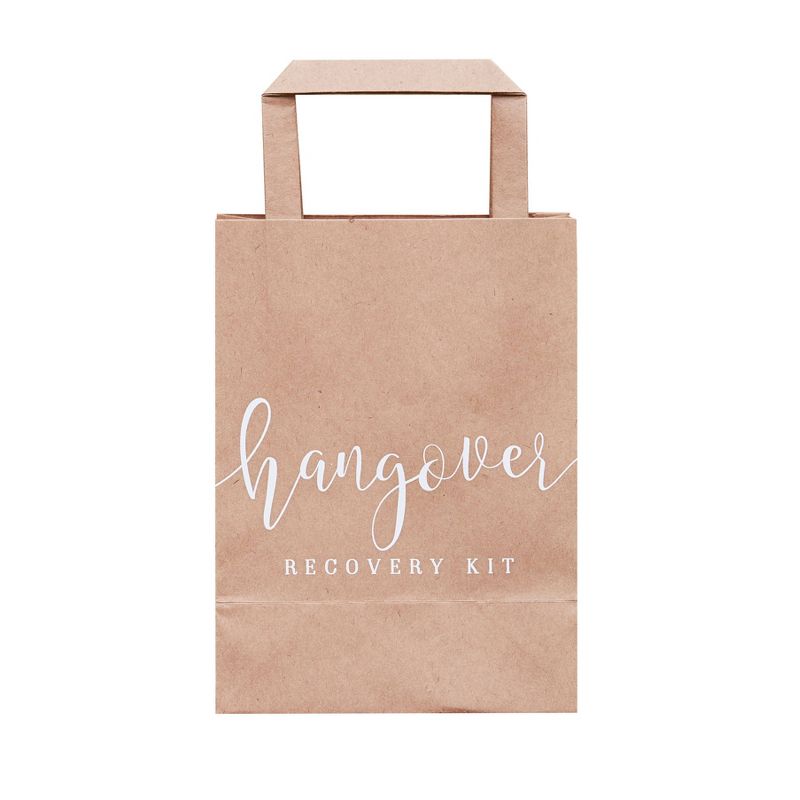 &#39;Hangover Cure Bags&#39; Party Favor Brown/White, 2 of 4
